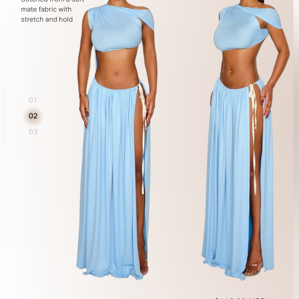 Coucoo Caroni Dress in color “Jacuzzi”
